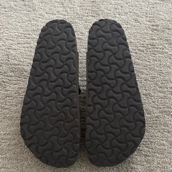 Birkenstock Dark Brown Triple Strap Sandals - Picture 2 of 5